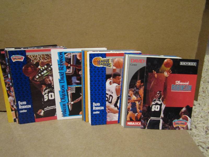 40 David Robinson cards...