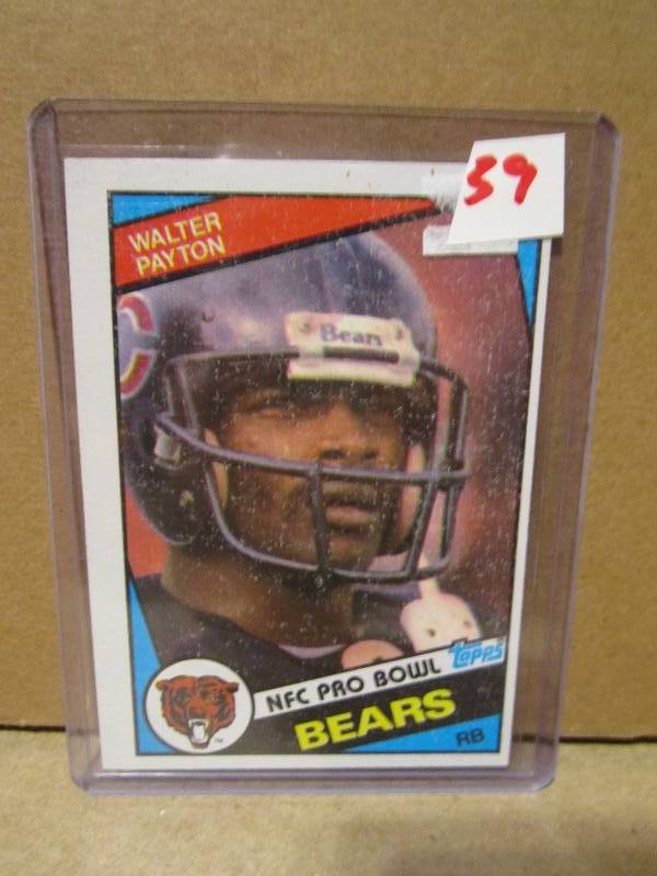 1984 topps Walter Payton cards...
