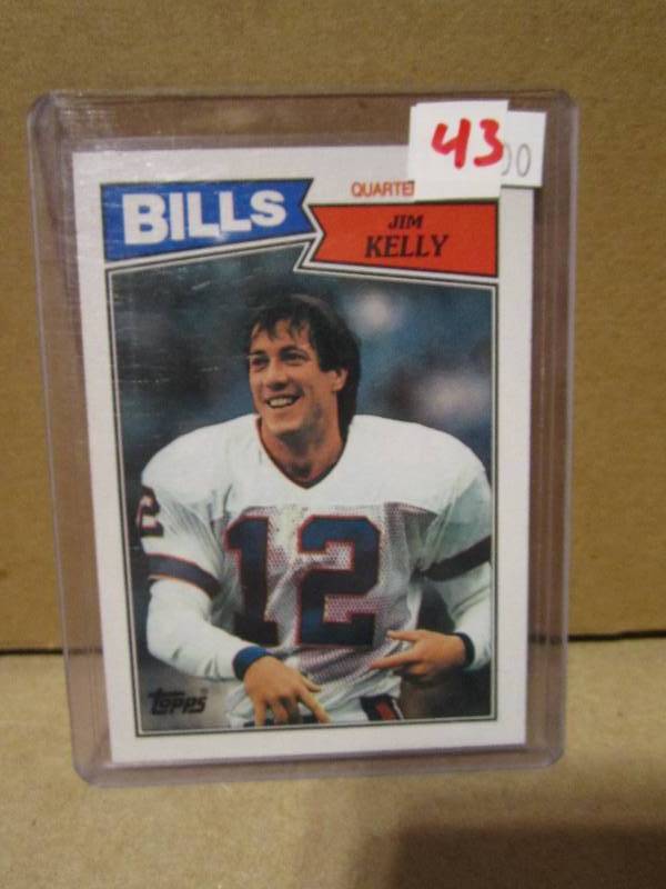1987 topps Jim Kelly rookie card...