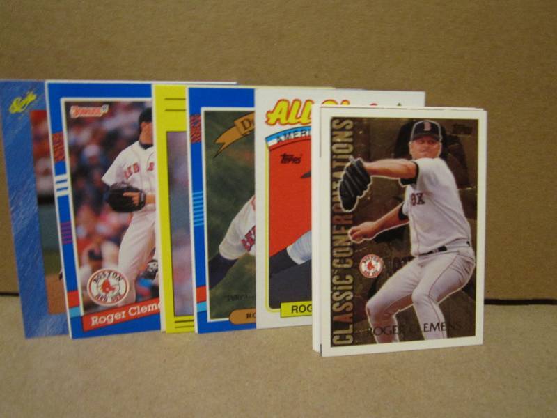 15 Roger Clemons cards...