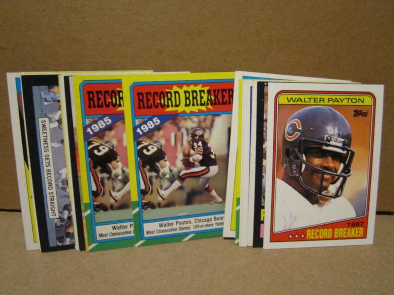 20 Walter Payton cards...