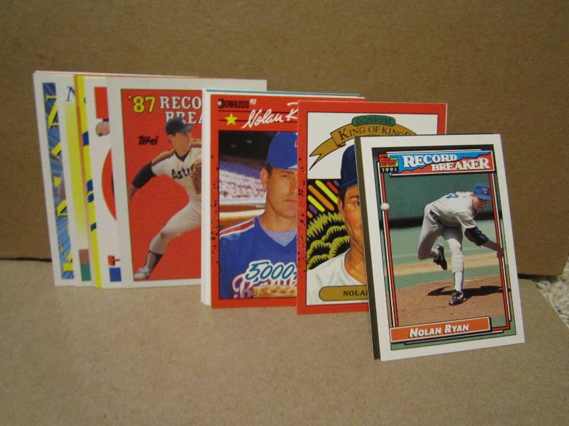 15 Nolan Ryan cards...