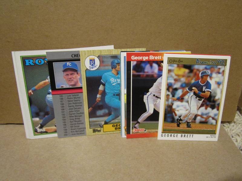 15 George Brett cards...
