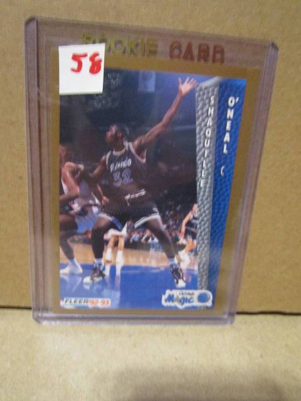1992-93 fleer Shaquille Oneal rooki...