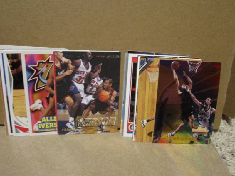 20 Allen Iverson cards...