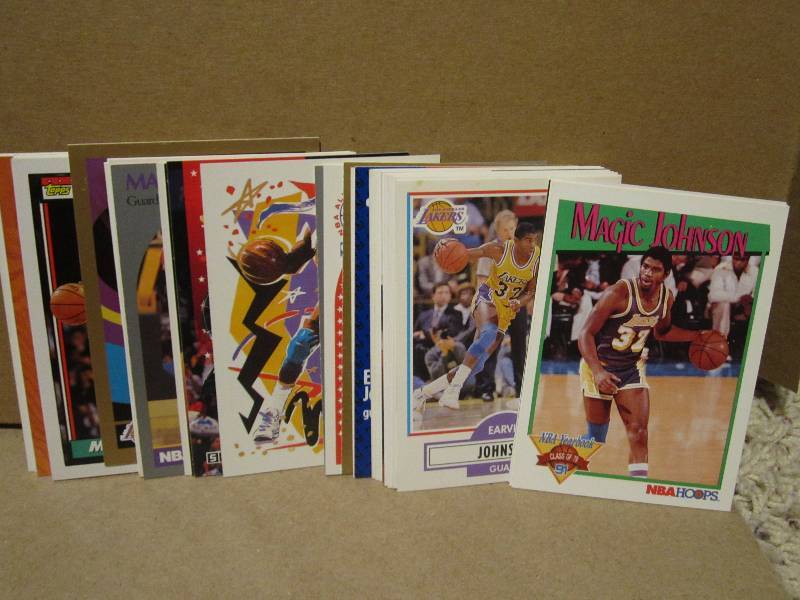 40 Magic Johnson cards...