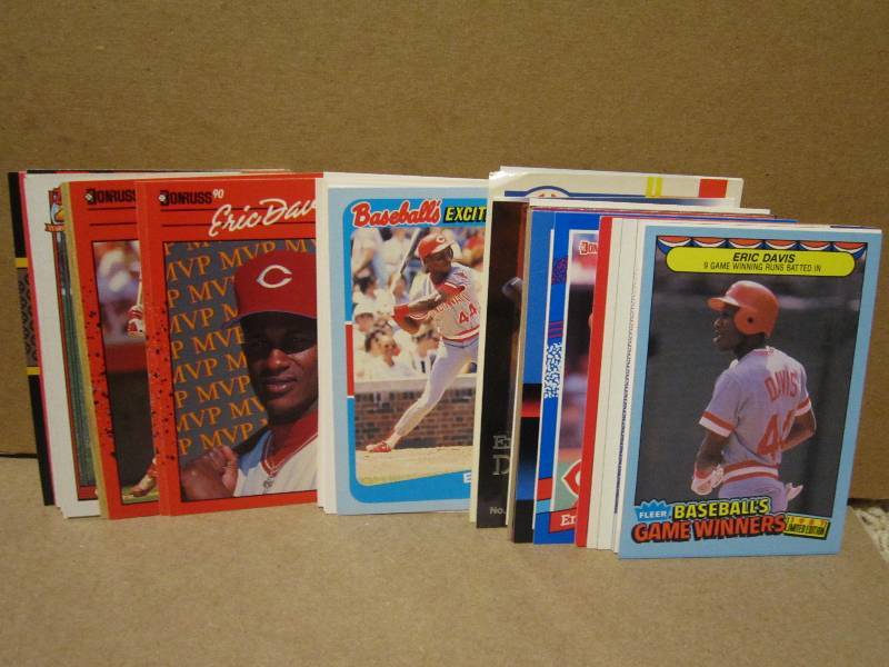 40 Eric Davis cards...