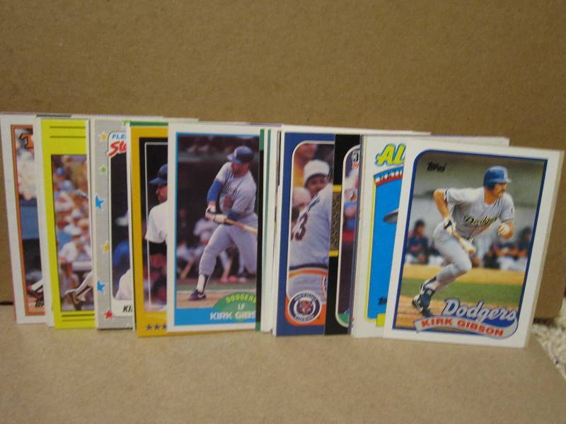 40 Kirk Gibson cards...