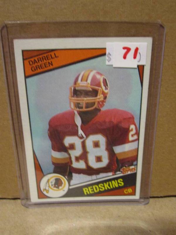 1984 topps Darrell Green rookie car...