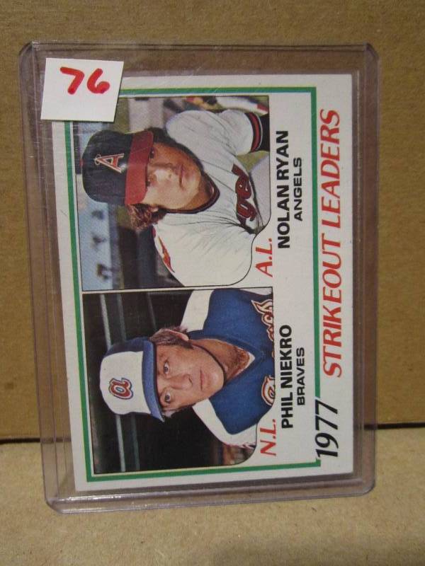 1978 topps Nolan Ryan cards...
