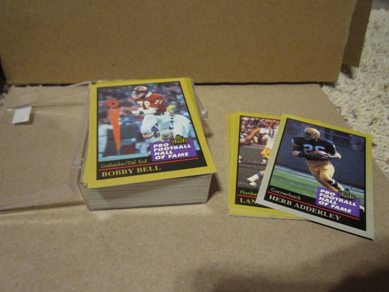 1991 football hall of fame set...