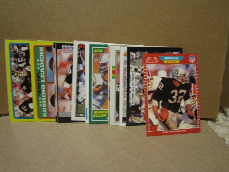 30 Marcus Allen cards...