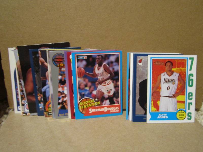 30 basket ball rookies insert cards...