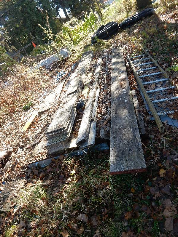 Large lot of Smart Side Vented Soffit material..