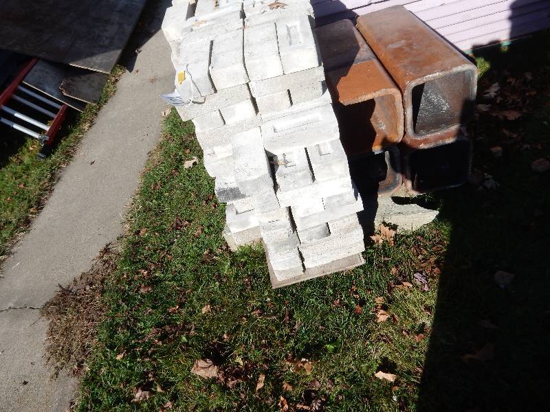 Chimney Brick and 4 pieces of Flue