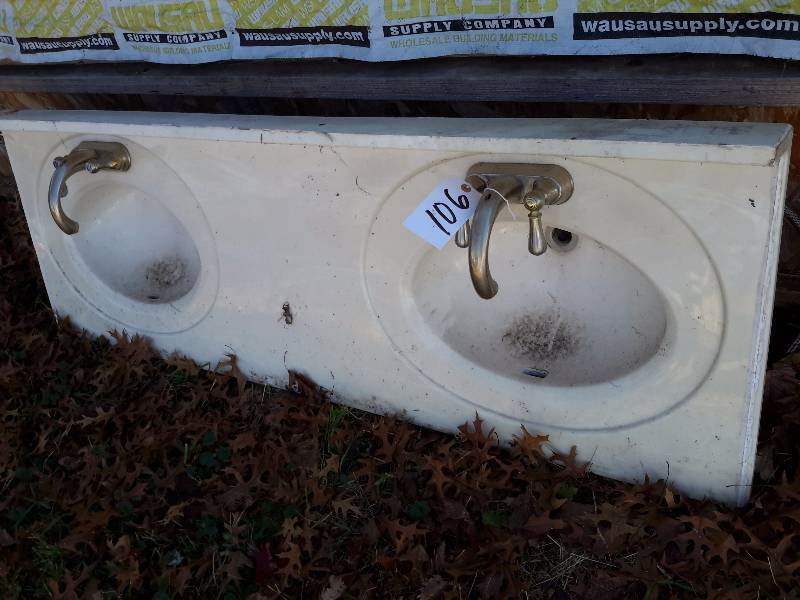 48 in Double Sink Marble Vanity top