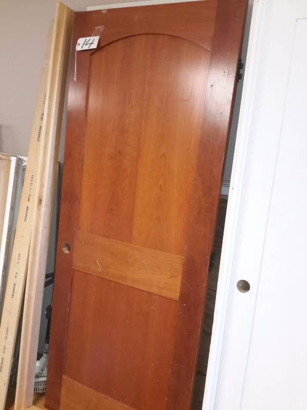 Interior, Cherry wood door and frame
