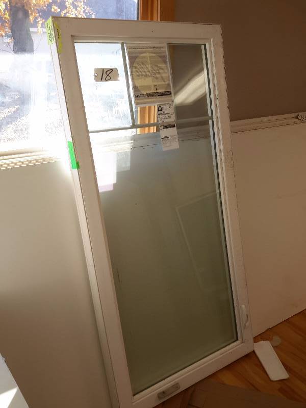 Pella, Low E, Argon Casement Window. Frame and sash