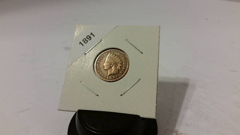 1891 Indian Head Penny
