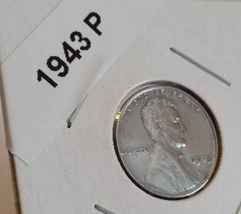 Set of 1943 P, D and S (Philadelphia, Denver and San Francisco Mints) Emergency Issue WWII Pennies