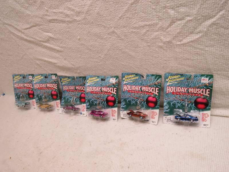 Collectible Johnny Lightning Car Ornaments