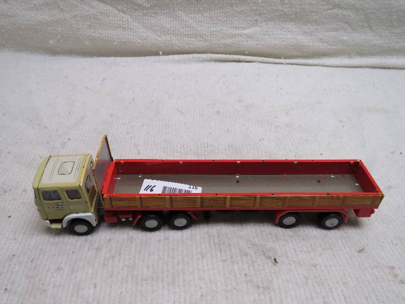Vintage Foreign Truck and Trailer