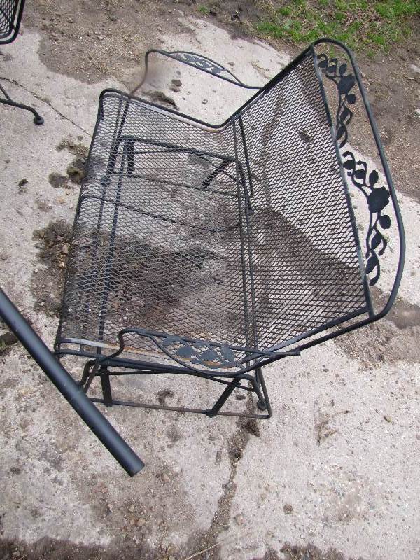 7 Pc Wrought Iron Patio Set