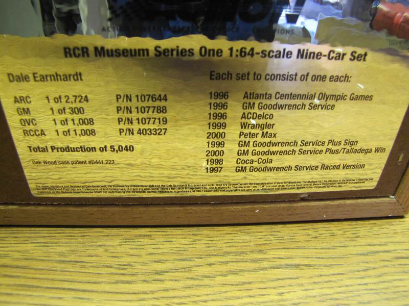 9 Car Display Case w cars
