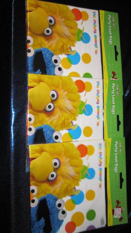Sesame Street Loot Bags