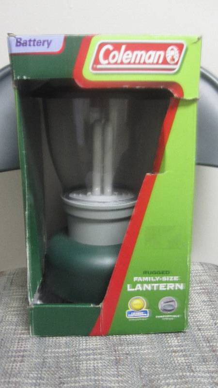lot 53 image: Brand new Coleman battery operated lantern