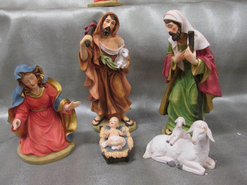 6 pc Detailed  Nativity Set 8.5 inc...