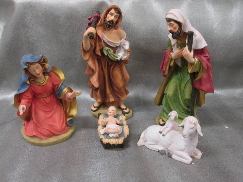 6 pc Detailed  Nativity Set 8.5 inc...