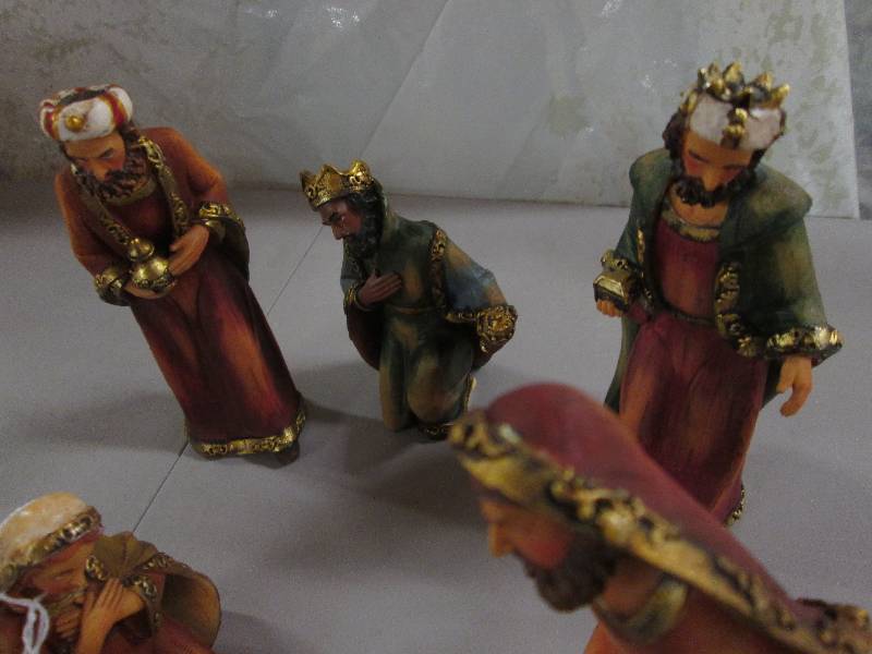 6 pc 6 inch Detailed Resin Nativity...