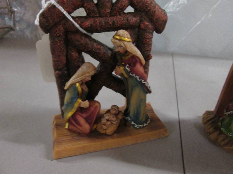 Lot of 2 1 pc Nativity Sets...