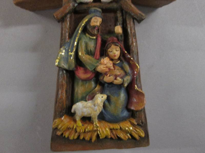 Nativity Cross 6.25 inch...