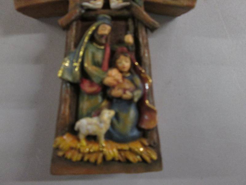 Nativity Cross 6.25 inch...