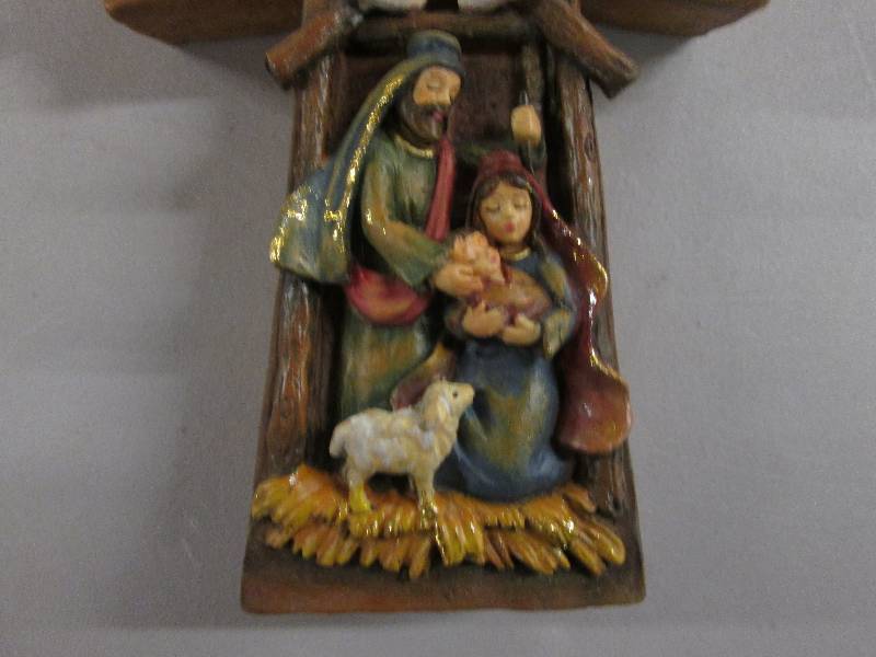 Nativity Cross 6.25 inch...