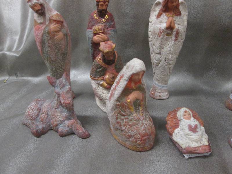 12 pc Ceramic Nativity Set 7.5 inch...
