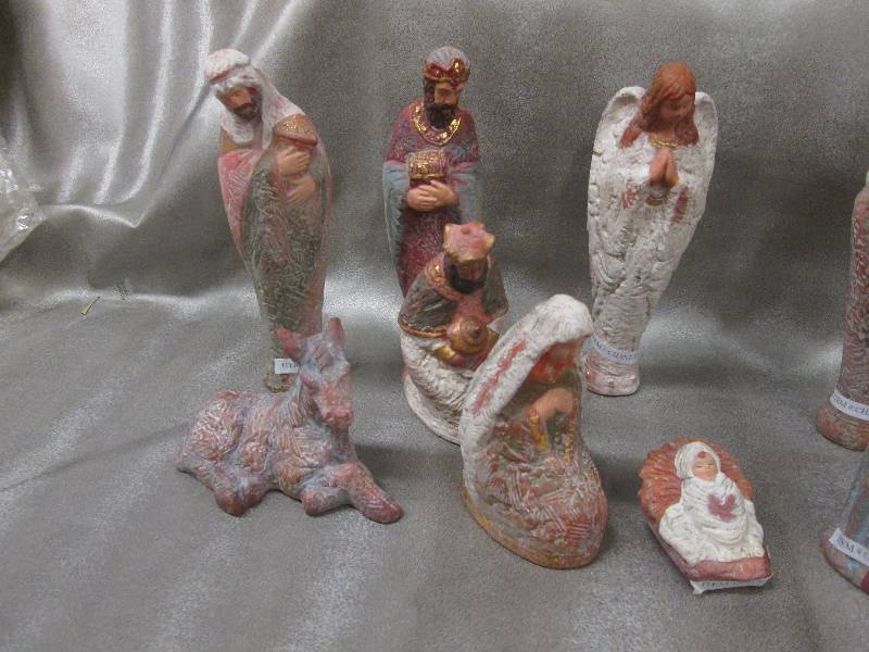 12 pc Ceramic Nativity Set 7.5 inch...