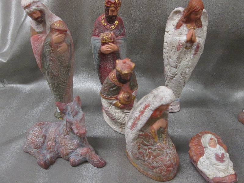 12 pc Ceramic Nativity Set 7.5 inch...
