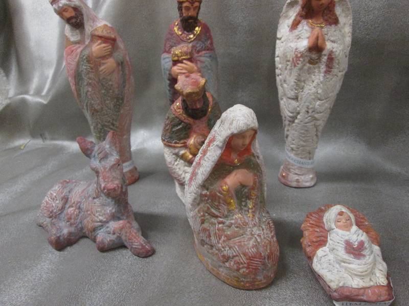 12 pc Ceramic Nativity Set 7.5 inch...