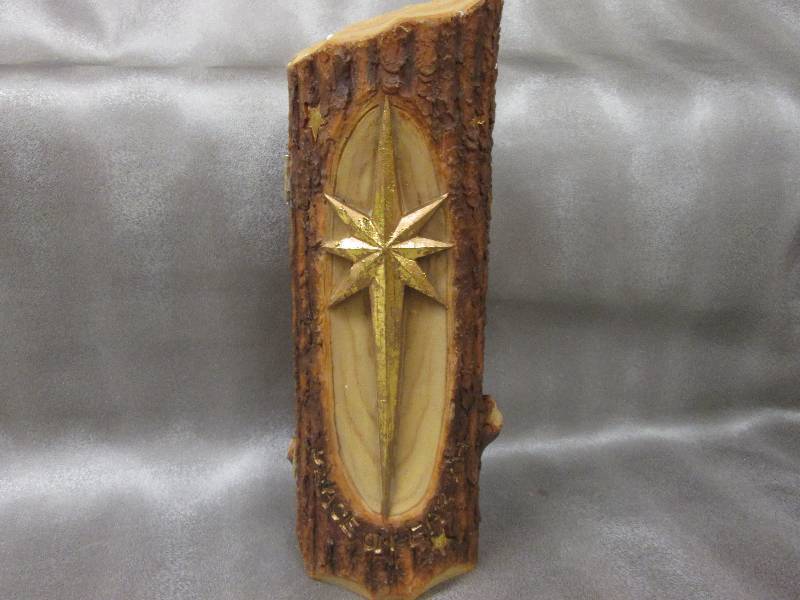 10 inch Nativity in a Log...