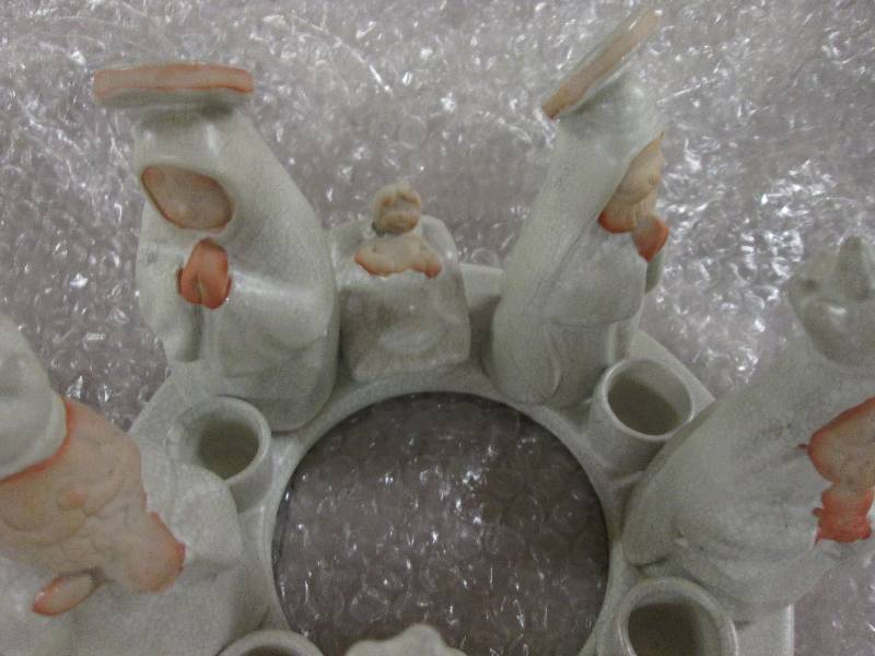 7.5 inch Nativity Candle Ring (5 in...