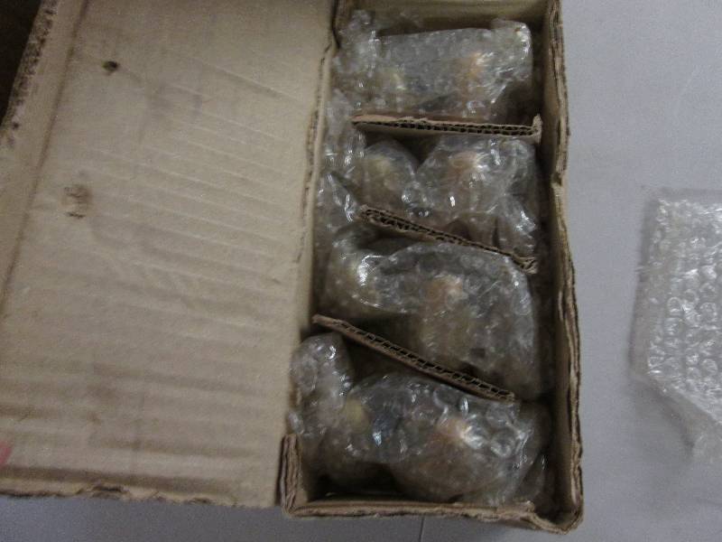 Lot of 4 1 pc Glazed Ceramic Nativ...
