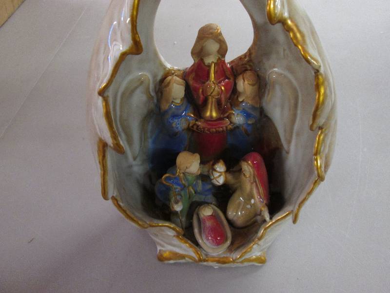 Lot of 8 Stoneware Holy Family 8.5...