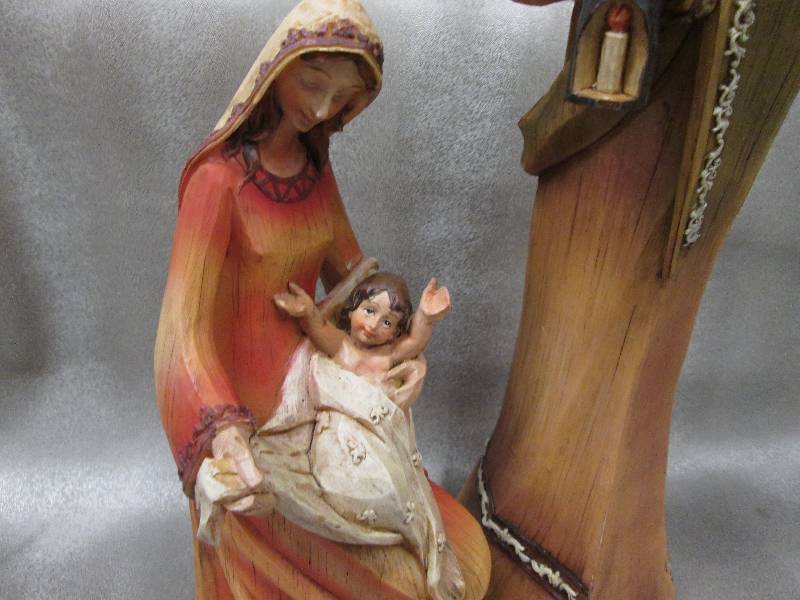 Lot of 6 2pc Resin Holy Family 12 ...