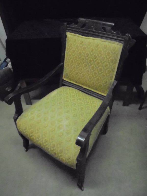 Antique Eastlake Chair, 36x32x21
