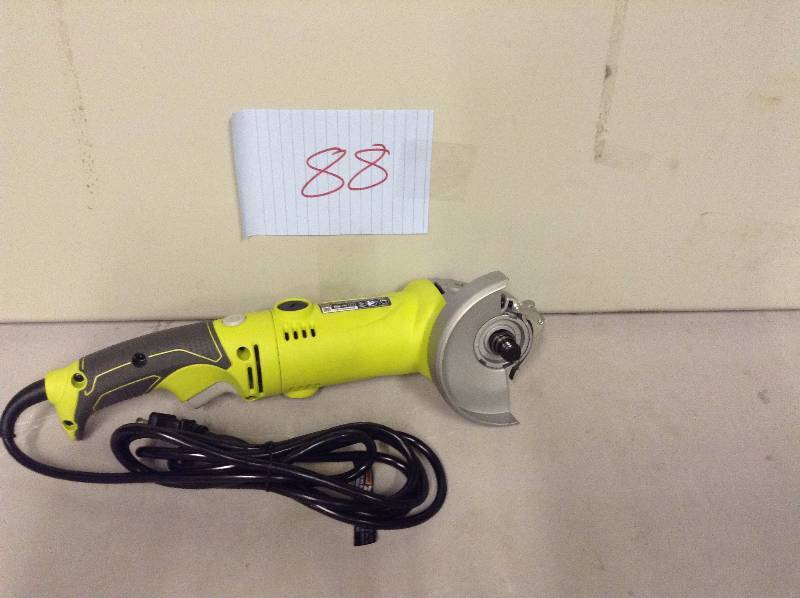 lot 88 image: Ryobi 4 12 Angle Grinder with Rotating rear handle