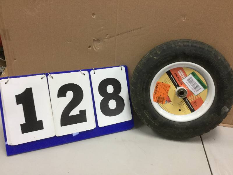 lot 128 image: Universakl Air Filled Tire
