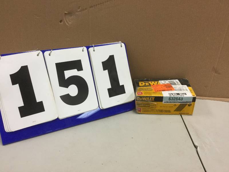 lot 151 image: Dewalt Weld Framing Nails 1 case